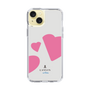 スリムプロテクションケース［ LANVIN en Bleu Hearts Pink - ランバン ハート ピンク ］