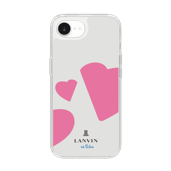 スリムプロテクションケース［ LANVIN en Bleu Hearts Pink - ランバン ハート ピンク ］