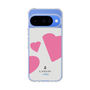 スリムプロテクションケース［ LANVIN en Bleu Hearts Pink - ランバン ハート ピンク ］