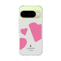 スリムプロテクションケース［ LANVIN en Bleu Hearts Pink - ランバン ハート ピンク ］