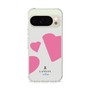 スリムプロテクションケース［ LANVIN en Bleu Hearts Pink - ランバン ハート ピンク ］
