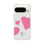 スリムプロテクションケース［ LANVIN en Bleu Hearts Pink - ランバン ハート ピンク ］