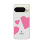 スリムプロテクションケース［ LANVIN en Bleu Hearts Pink - ランバン ハート ピンク ］