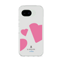 スリムプロテクションケース［ LANVIN en Bleu Hearts Pink - ランバン ハート ピンク ］