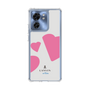 スリムプロテクションケース［ LANVIN en Bleu Hearts Pink - ランバン ハート ピンク ］