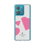 スリムプロテクションケース［ LANVIN en Bleu Hearts Pink - ランバン ハート ピンク ］