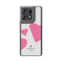 スリムプロテクションケース［ LANVIN en Bleu Hearts Pink - ランバン ハート ピンク ］