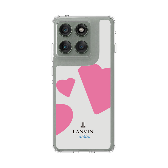 スリムプロテクションケース［ LANVIN en Bleu Hearts Pink - ランバン ハート ピンク ］