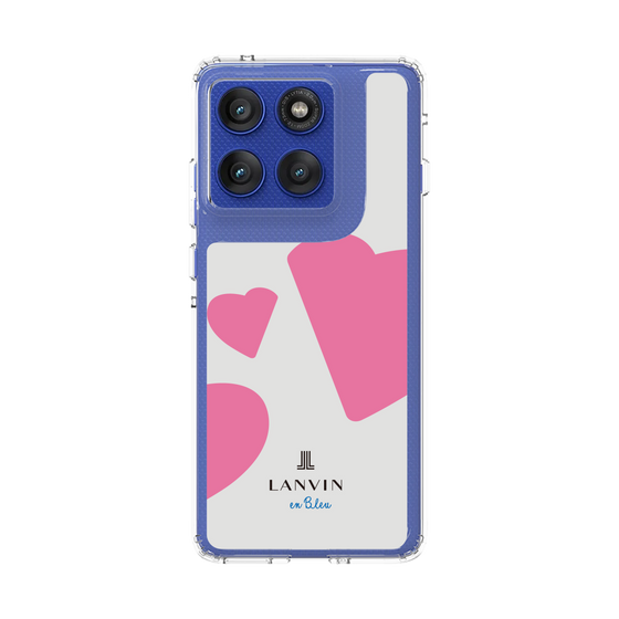 スリムプロテクションケース［ LANVIN en Bleu Hearts Pink - ランバン ハート ピンク ］