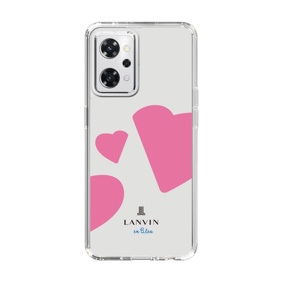 スリムプロテクションケース［ LANVIN en Bleu Hearts Pink - ランバン ハート ピンク ］