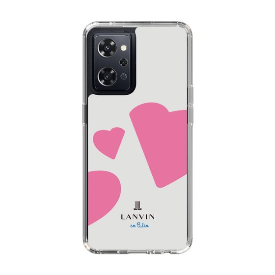 スリムプロテクションケース［ LANVIN en Bleu Hearts Pink - ランバン ハート ピンク ］