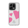 スリムプロテクションケース［ LANVIN en Bleu Hearts Pink - ランバン ハート ピンク ］