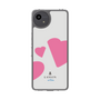 スリムプロテクションケース［ LANVIN en Bleu Hearts Pink - ランバン ハート ピンク ］