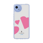 スリムプロテクションケース［ LANVIN en Bleu Hearts Pink - ランバン ハート ピンク ］