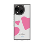 スリムプロテクションケース［ LANVIN en Bleu Hearts Pink - ランバン ハート ピンク ］