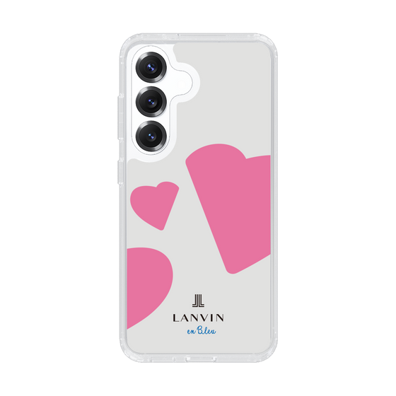 スリムプロテクションケース［ LANVIN en Bleu Hearts Pink - ランバン ハート ピンク ］