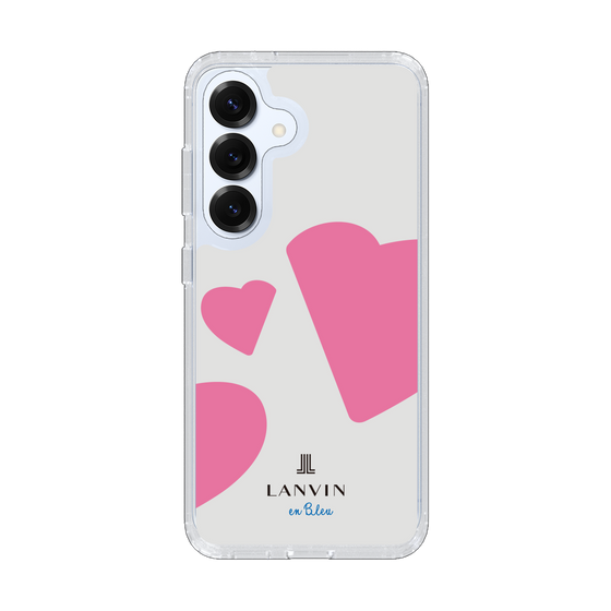 スリムプロテクションケース［ LANVIN en Bleu Hearts Pink - ランバン ハート ピンク ］