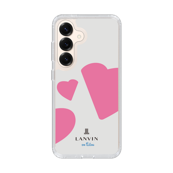 スリムプロテクションケース［ LANVIN en Bleu Hearts Pink - ランバン ハート ピンク ］