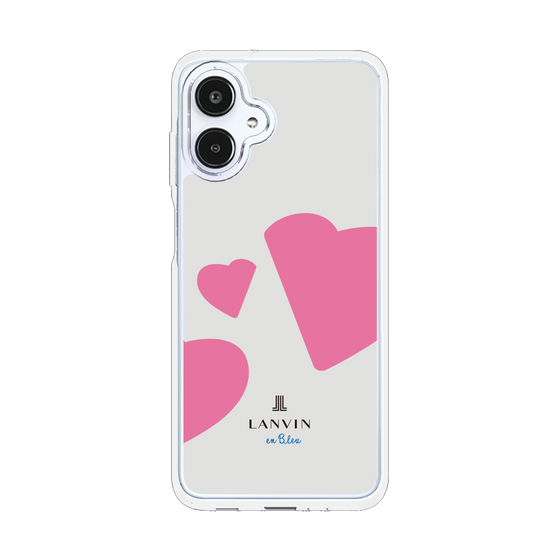 スリムプロテクションケース［ LANVIN en Bleu Hearts Pink - ランバン ハート ピンク ］
