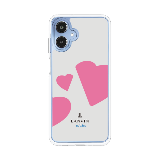 スリムプロテクションケース［ LANVIN en Bleu Hearts Pink - ランバン ハート ピンク ］