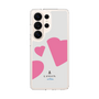 スリムプロテクションケース［ LANVIN en Bleu Hearts Pink - ランバン ハート ピンク ］