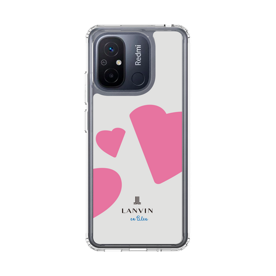 スリムプロテクションケース［ LANVIN en Bleu Hearts Pink - ランバン ハート ピンク ］