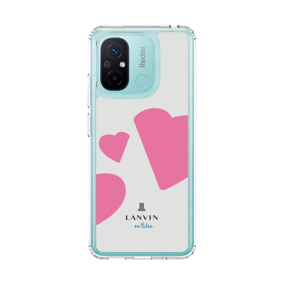 スリムプロテクションケース［ LANVIN en Bleu Hearts Pink - ランバン ハート ピンク ］