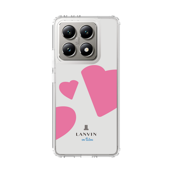 スリムプロテクションケース［ LANVIN en Bleu Hearts Pink - ランバン ハート ピンク ］
