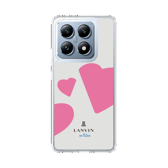 スリムプロテクションケース［ LANVIN en Bleu Hearts Pink - ランバン ハート ピンク ］