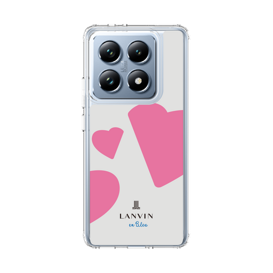 スリムプロテクションケース［ LANVIN en Bleu Hearts Pink - ランバン ハート ピンク ］