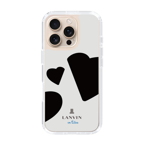 スリムプロテクションケース［ LANVIN en Bleu Hearts Black - ランバン ハート ブラック ］