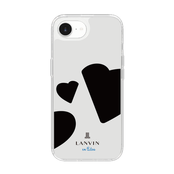 スリムプロテクションケース［ LANVIN en Bleu Hearts Black - ランバン ハート ブラック ］