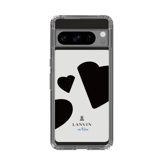 スリムプロテクションケース［ LANVIN en Bleu Hearts Black - ランバン ハート ブラック ］