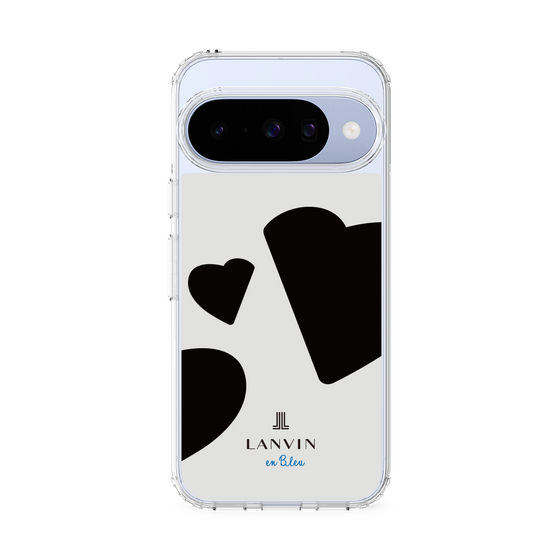 スリムプロテクションケース［ LANVIN en Bleu Hearts Black - ランバン ハート ブラック ］