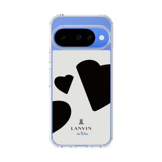 スリムプロテクションケース［ LANVIN en Bleu Hearts Black - ランバン ハート ブラック ］