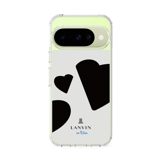 スリムプロテクションケース［ LANVIN en Bleu Hearts Black - ランバン ハート ブラック ］