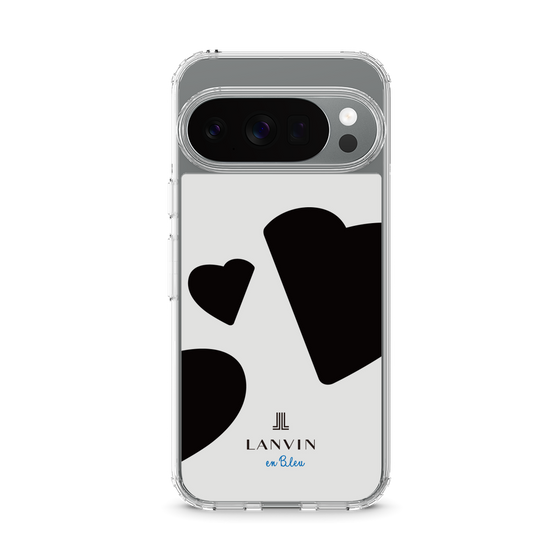 スリムプロテクションケース［ LANVIN en Bleu Hearts Black - ランバン ハート ブラック ］