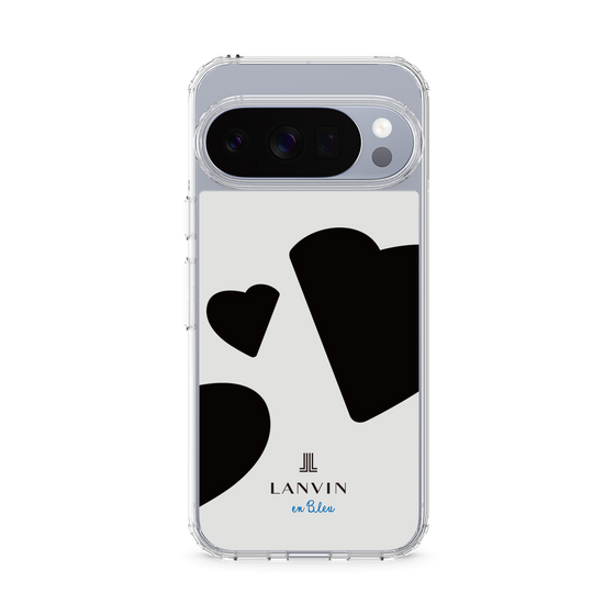 スリムプロテクションケース［ LANVIN en Bleu Hearts Black - ランバン ハート ブラック ］