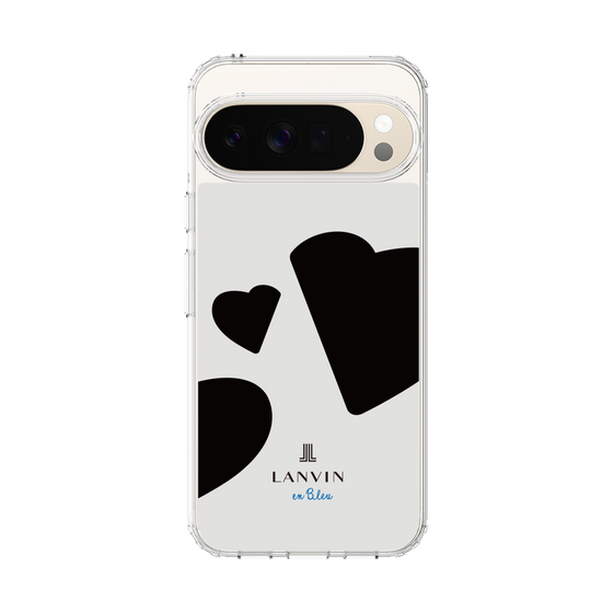 スリムプロテクションケース［ LANVIN en Bleu Hearts Black - ランバン ハート ブラック ］