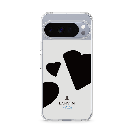 スリムプロテクションケース［ LANVIN en Bleu Hearts Black - ランバン ハート ブラック ］