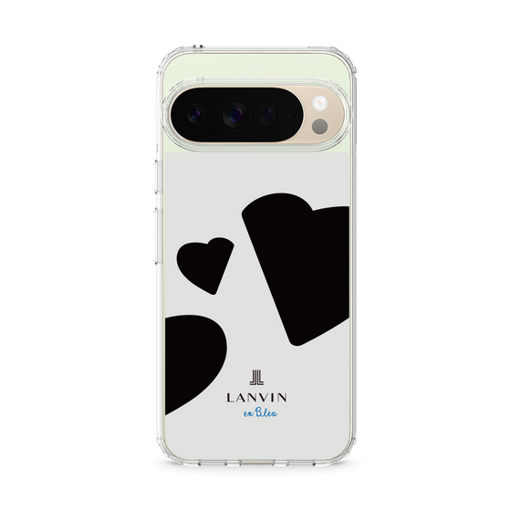 スリムプロテクションケース［ LANVIN en Bleu Hearts Black - ランバン ハート ブラック ］
