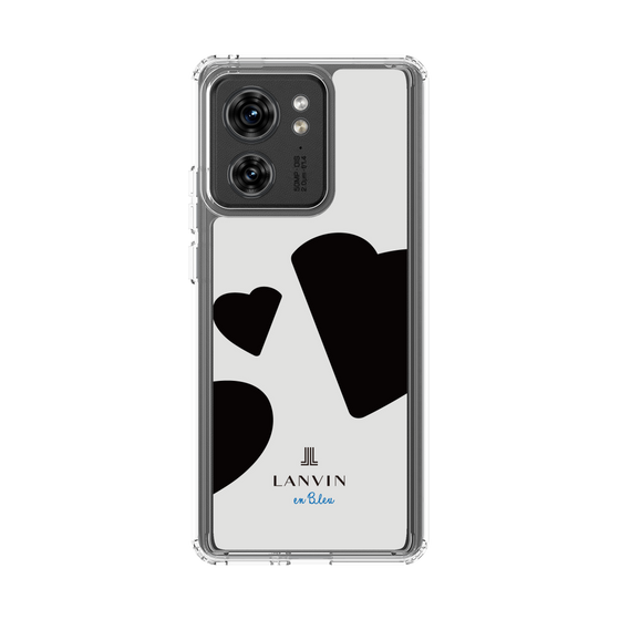 スリムプロテクションケース［ LANVIN en Bleu Hearts Black - ランバン ハート ブラック ］