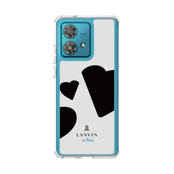 スリムプロテクションケース［ LANVIN en Bleu Hearts Black - ランバン ハート ブラック ］