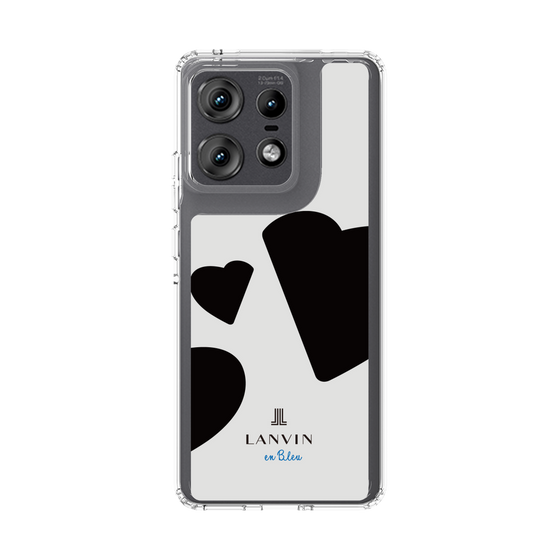 スリムプロテクションケース［ LANVIN en Bleu Hearts Black - ランバン ハート ブラック ］
