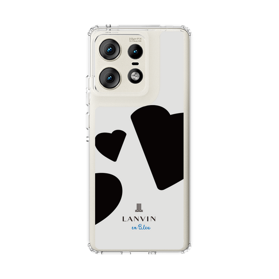 スリムプロテクションケース［ LANVIN en Bleu Hearts Black - ランバン ハート ブラック ］