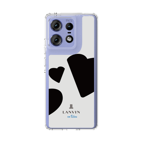 スリムプロテクションケース［ LANVIN en Bleu Hearts Black - ランバン ハート ブラック ］