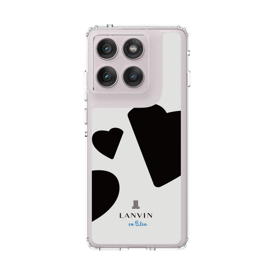 スリムプロテクションケース［ LANVIN en Bleu Hearts Black - ランバン ハート ブラック ］