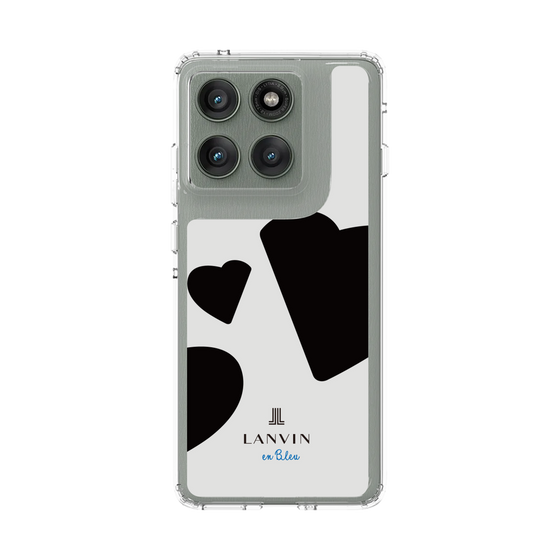 スリムプロテクションケース［ LANVIN en Bleu Hearts Black - ランバン ハート ブラック ］