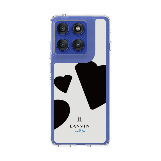 スリムプロテクションケース［ LANVIN en Bleu Hearts Black - ランバン ハート ブラック ］