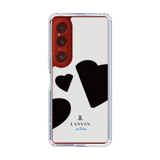 スリムプロテクションケース［ LANVIN en Bleu Hearts Black - ランバン ハート ブラック ］